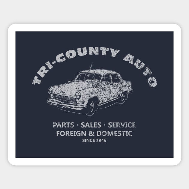 Tri-County Auto (faded) Magnet by GloopTrekker